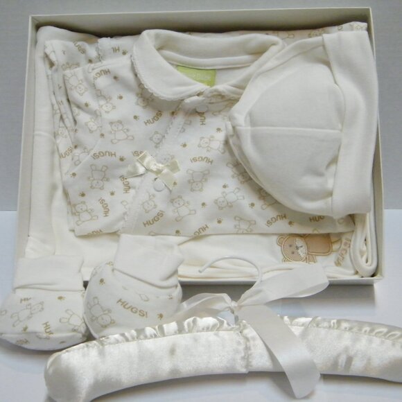 Ensemble cadeau pijama et couverture pour nouveau-né 0-3 mois - Picture 7 of 8